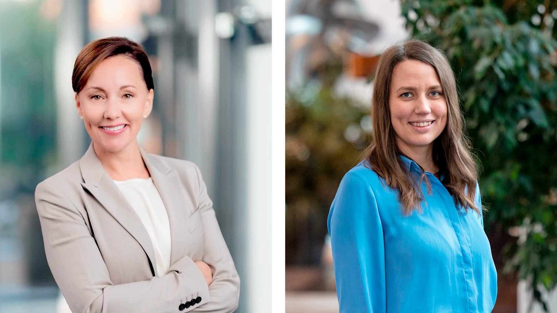 Kuvassa LähiTapiola Varainhoitokonsernin Senior Advisor Maria Östergård Käld ja asiakkuusjohtaja Camilla Backman-Koskinen. Blogissaan he käsittelevät, miten taloudellinen tasa-arvo syntyy ja kuinka se vaikuttaa tulevaisuuden sijoittajiin.